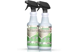 Seal It Green Xtreme Heavy Duty Professional Grout Sealer-Breathe Easy, Stain Block Technology. Odorless,Non-Toxic,Zero VOC-Seals & Protects. Lasts 5+ Yrs. 200+ SF Coverage