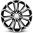 For 2014-2016 Toyota Corolla 17 Inch Black Machine Face (Diamond Cut) Black Rim - OE Direct Replacement - Road Ready Car Wheel
