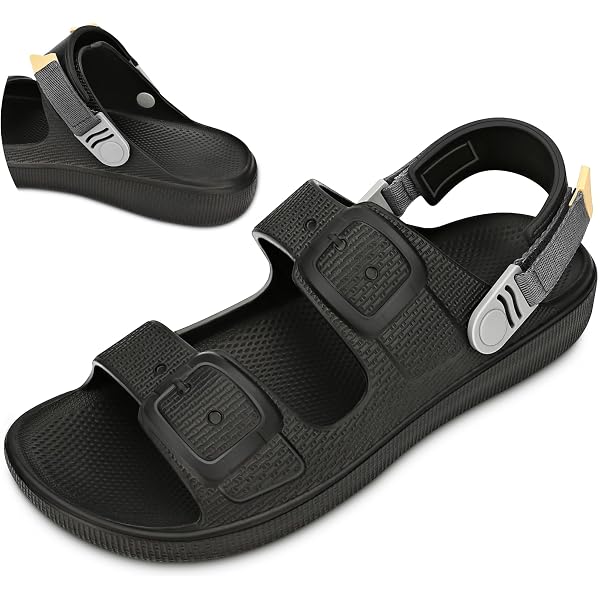 Amazon.com | HEYDUDE Carson Sandal Sport Mode Tan/Brown Size  display picture 3