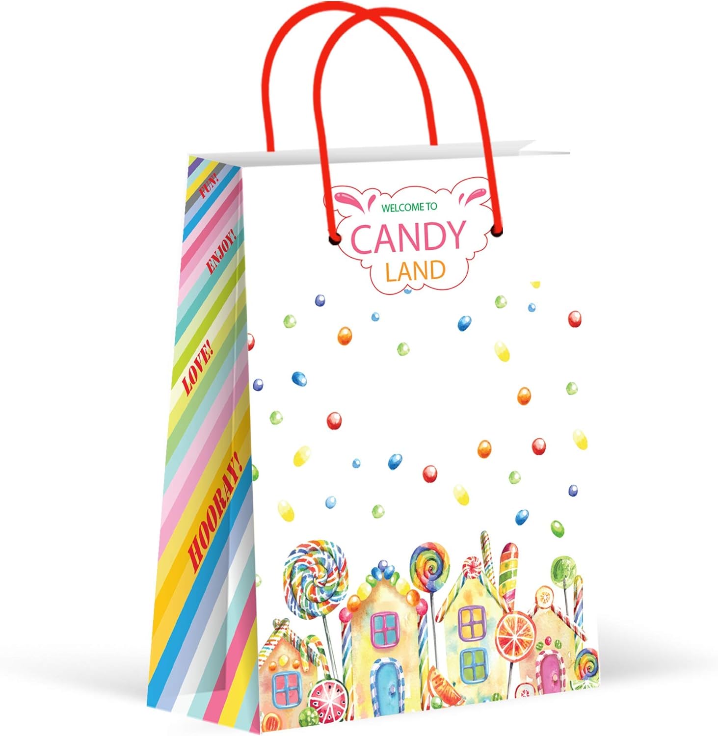 Premium Candyland Party Bags, Candy Favor Bags, Treat Bags, Party