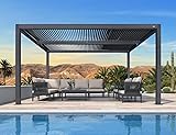 PURPLE LEAF Louvered Pergola 94AS 10' x 14' Outdoor