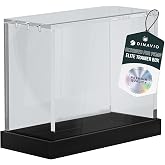Dinavio Crafthouse Elite Trainer Box Acrylic Case - ETB Protector Case - Elite Trainer Box Protector - 8mm + 5mm Acrylic 5x3mm Magnets - Compatible with PKMN ETB Boxes (Black Base)