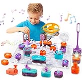 VATOS Science Circuit for Kids, 53PCS DIY Electronics Exploration Kit with 150+ Projects, Physics Science Experiments Circuit Board Kit, School Family STEM Educational Toy Gift for Boys Girls Ages 6+