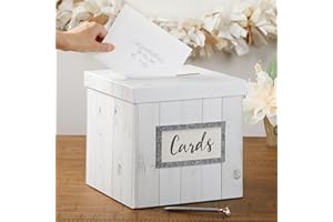 Kate Aspen 28469NA Rustic Wood Gift Card Box, One Size, Multi