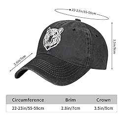 Tiger Embroidered Baseball Cap for Women Men Animal