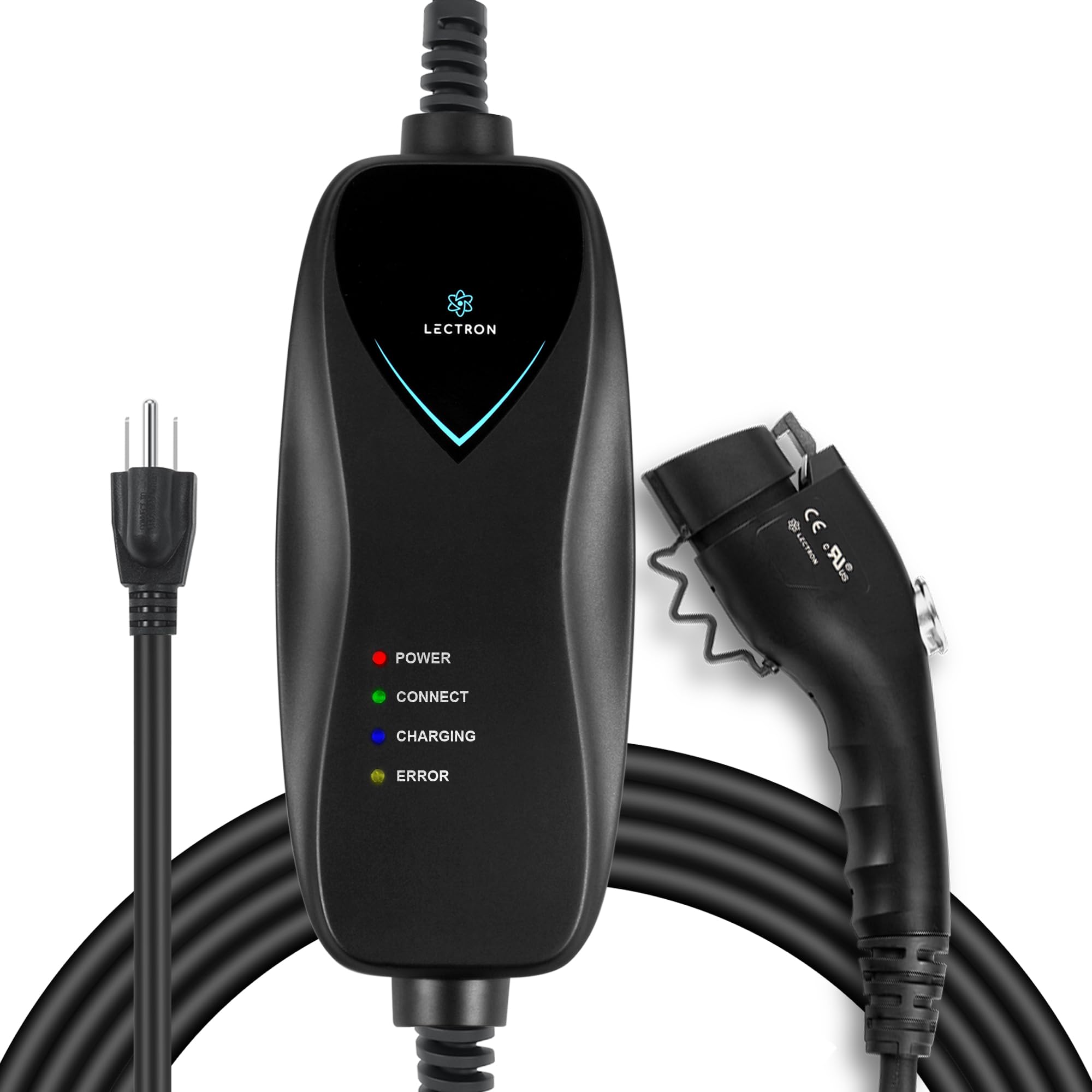 Photo 1 of Lectron EV Charger, 16 ft Extension Cord & J1772 Cable - Portable Electric Car Charger for J1772 EVs and Plug-in Hybrid Vehicles