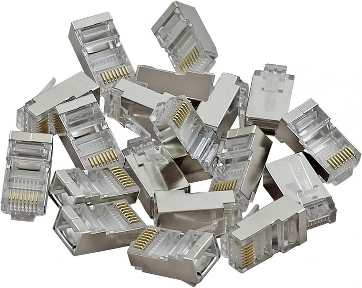 Cat5e RJ45 FTP Shielded Connector Plug 8p8c 3u50u Amazon.co.uk