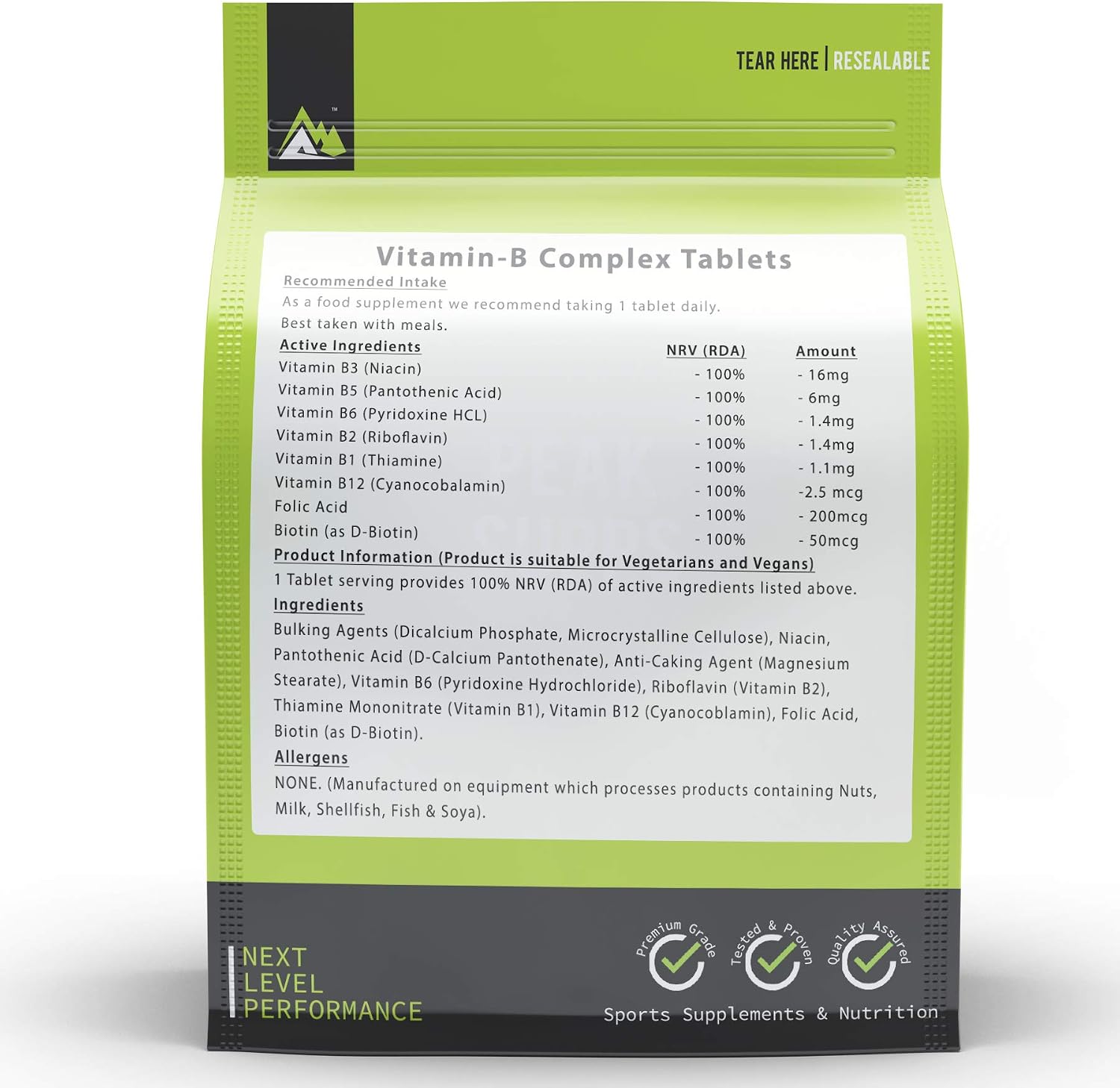Vitamin B Complex 120 Tablets, 1 count (Pack of 120) - Image 3