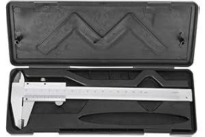 Vernier Caliper, 0-150mm/6 inch High Accuracy Carbon Steel Metal Vernier Caliper Professional Stainless Steel Caliper Microme