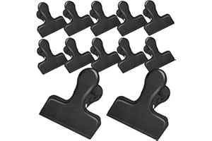 12 Pack Bag Clips, Clips for Chips and Other Food Bags,Stainless Steel Chip Bag Clips Heavy Duty,Metal Bag Clips for Food Sto