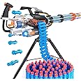 Ouzhimanxing Automatic Gatling Blasting Toy Foam Blaster, Soft Bullet Gun for Kids, Shooting Model Kit for Adults With 80 Foam Bullets, Kids' Revolving Toy Gun