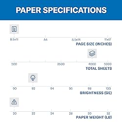 Hammermill Printer Paper, 20 Lb Copy Paper, 8.5 x
