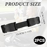 BRITECO Secure 2Pcs Anti Escape Car Seat Strap Set Child Safety Harness Black view 2
