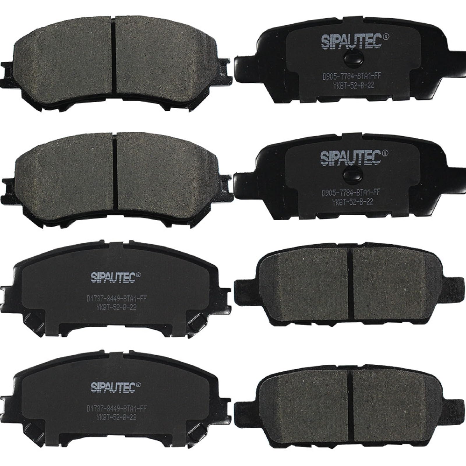SIPAUTEC-Ceramic Disc Brake Pads Replacement For