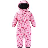 Hiheart Boys Girls One Piece Snowsuit Waterproof Ski Snowboard Coverall