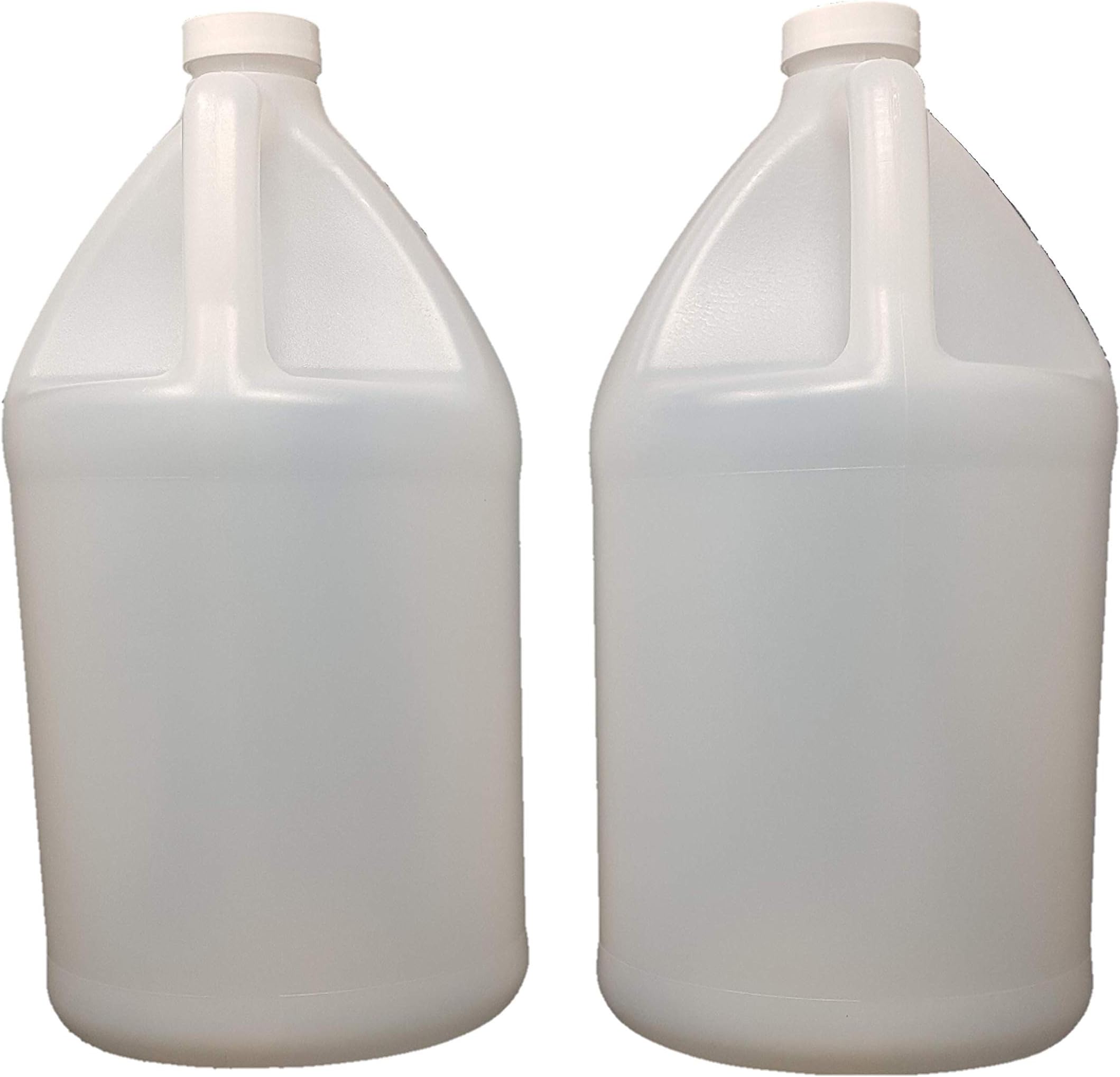USP HDPE Bottle, Jug Style, 1 gal, Plastic (2 COUNT) (NATURAL NOT WHITE)