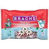 candy Peppermint Nougats Christmas 11oz Bag, Individually Wrapped Bulk Peppermint Candy, Nougat Christmas Bulk Holiday Candy for Mother's Day &amp; Stocking Stuffers and Holiday Treats