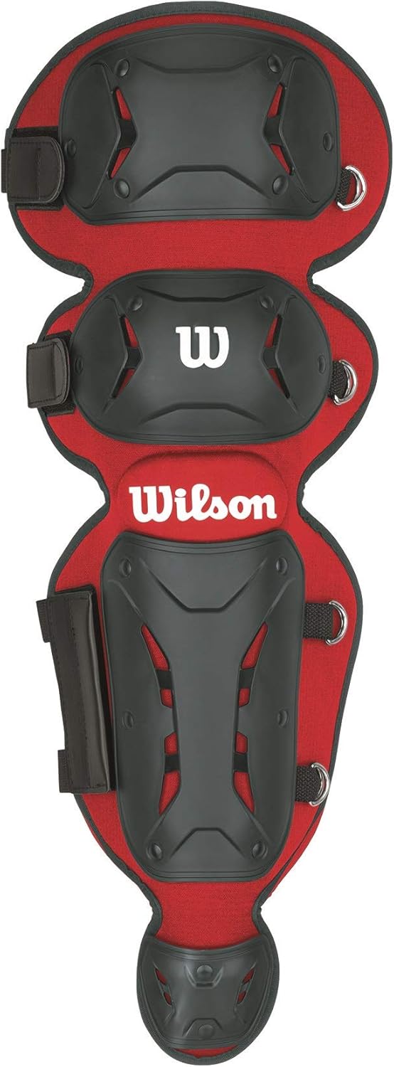 Wilson EZ Gear Baseball Catcher's Kit, Small/Medium - Black : Baseball Leg Guards : Sports & Outdoors
