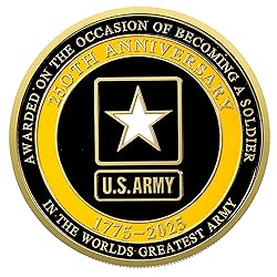 Upgraded US. Army 250th Anniversary Challenge