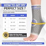 Lexniush 2 Pack Ankle Support Braces Men Women for Sprains Plantar Fasciitis view 4
