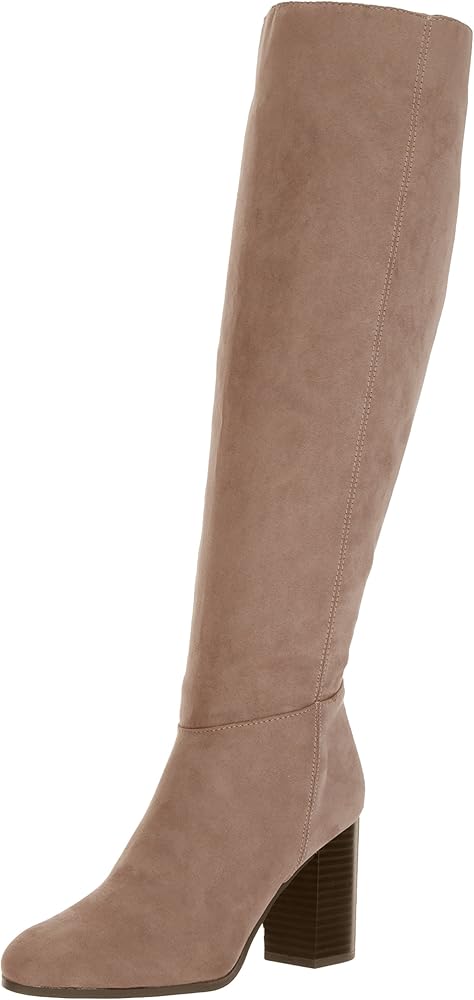 caramel knee high boots