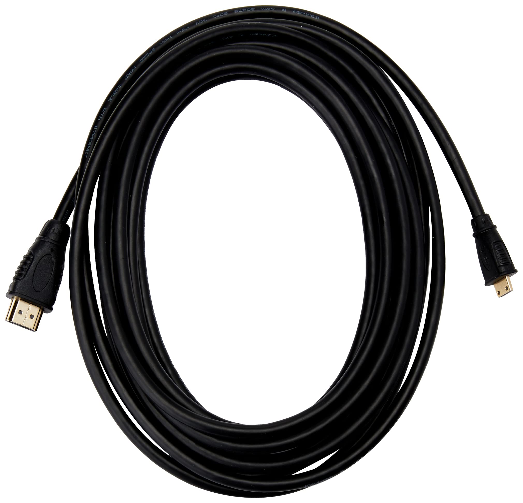 Pro Signal HDMI Mini C to A Lead – 5m Black – High-Speed HDMI Cable for Consumer Electronics – CDLHD-205