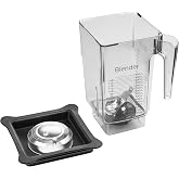 90 oz Replacement Jar Compatible with Blendtec Blender, Wide Compatible with Classic/Designer/Professional/Commercial Series Container Pitcher Cup, Includes Blade and Lid
