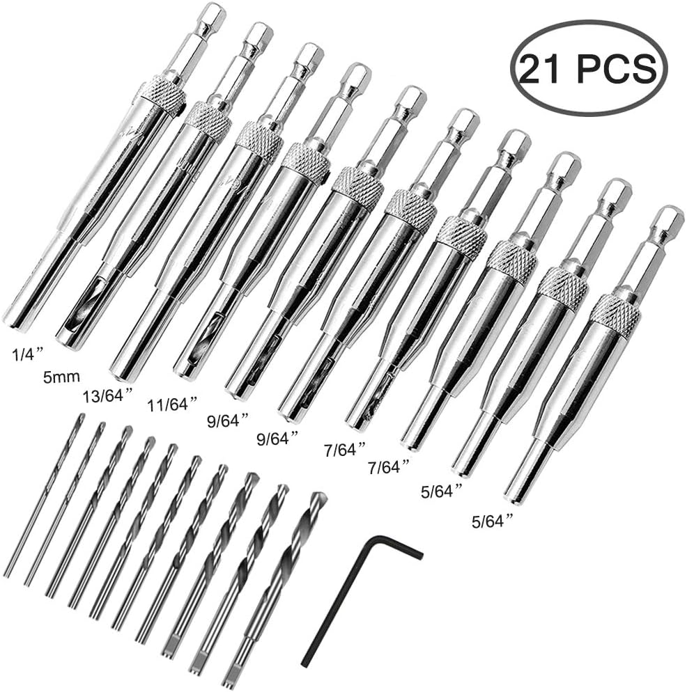 AFUNTA 21pcs Centre Drill Bit Set - Image 3