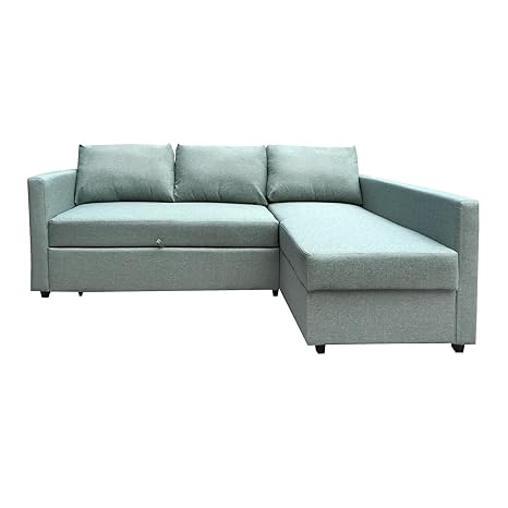 Furniture 247 L Shaped Sofa Right Side 140 X 204 X 78 Green