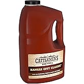 Cattlemen's Kansas City Classic BBQ Sauce, 1 gal - One Gallon Jug of Kansas City Barbecue Sauce, Perfect Tangy, Sweet Flavor for Pork, Wings, Chicken and More