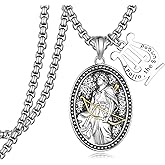 Tajuxa Apollo Geek God Necklace for Men 925 Sterling Silver Apollo Necklace Geek Mythology Jewelry Gifts for Men