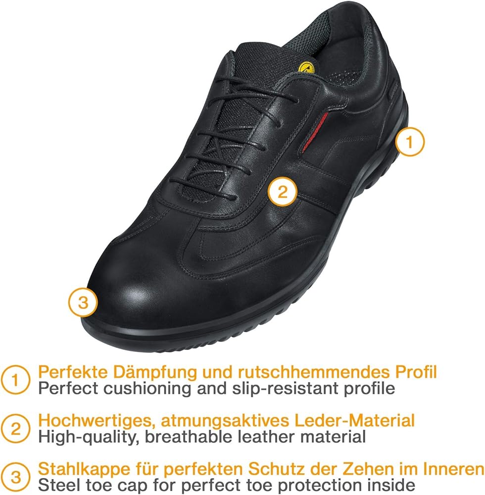 uvex business casual safety shoes