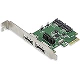 IO Crest 2-port SATA III PCIe 2.0 x2 Controller Card Green, SD-PEX40049