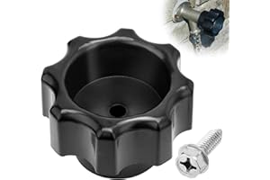 GJK 630-7965 Wall Hydrant Handle Kit Compatible with Prier Mansfield 300 400 & 500 Series Wall Hydrants, Wheel Shaped Frost Proof Hydrant Faucet Handle Parts, Outdoor Faucet Handle & Screw Kit