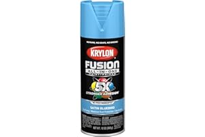 Krylon K02941007 Fusion All-In-One, Satin, Bluebird, 12 oz.