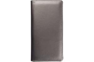 IKEPOD Leather Checkbook Cover for Men Women RFID Blocking by GNEGNI