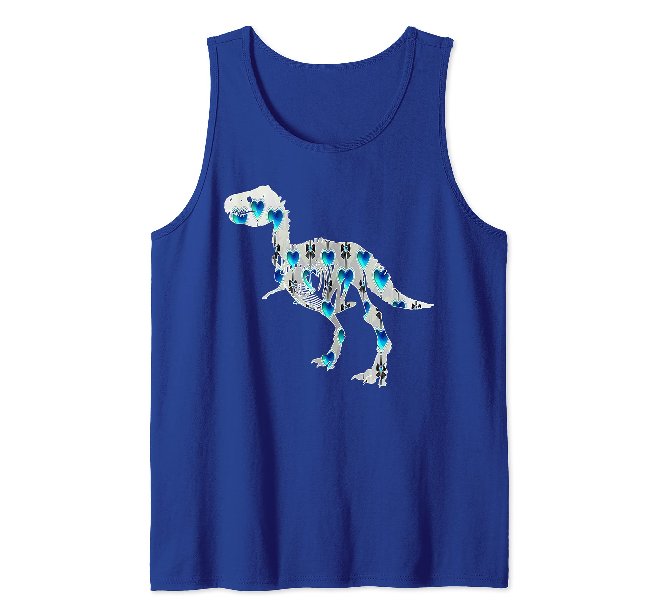 Tyrannosaurus Rex Animal T-Rex Creepy Dinosaur Tank Top