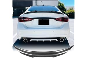 ARESPARTS Rear Spoiler Big Wings for 2014-2023 Infiniti Q50 Base Premium Q50S Sport Sedan Rear Trunk Spoiler Lip Tail Wing PSM Style ABS Carbon Fiber Look
