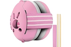 Gardtech Baby Headphones for Noise - Baby Ear Protection for Babies and Toddlers up to 36 Months, Noise Canceling Headphone for Infant Hearing Protection, Newborn 25dB SNR Ear muffs for Outdoor (Pink)