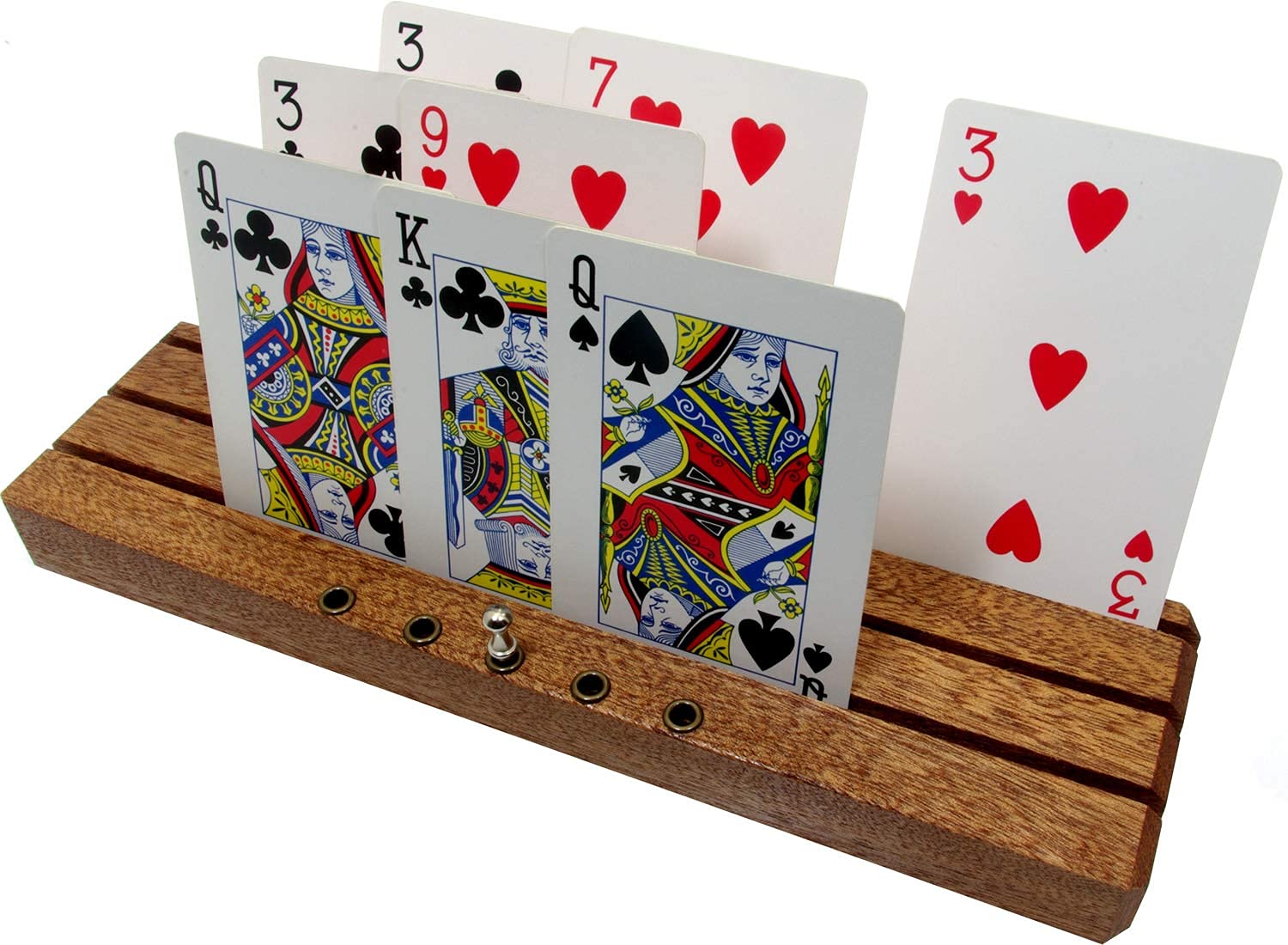 Brimtoy Deluxe playing card racks/holders with scoring pegs
