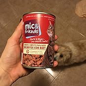 Comida gato mic&fr.buey 415g: Amazon.es: Productos para mascotas