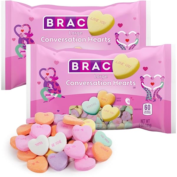 Amazon.com : Brach's Tiny Conversation Hearts, Valentine's