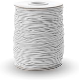 Realm Elastic Cord Black White 1mm 1.5mm 2mm 3mm Craft Jewellery Stringing