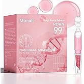 Mtmult Salmon DNA PDRN Serum - PDRN Salmon DNA Anti-Aging Ampoule with 99% Salmon DNA PDRN, Collagen & Hyaluronic Acid, 0.05 fl.oz x 30e, Firming & Moisturizing - Fuses Salmon DNA Power