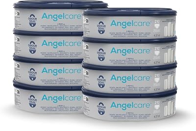 Angelcare Octagonal Refill 8 Pack for Classic XL Nappy Bin