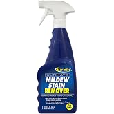 STAR BRITE Ultimate Mildew Stain Remover - Fast Acting Gel Spray Formula Stays On Stains Longer To Reduce Scrubbing 16 OZ (098616)
