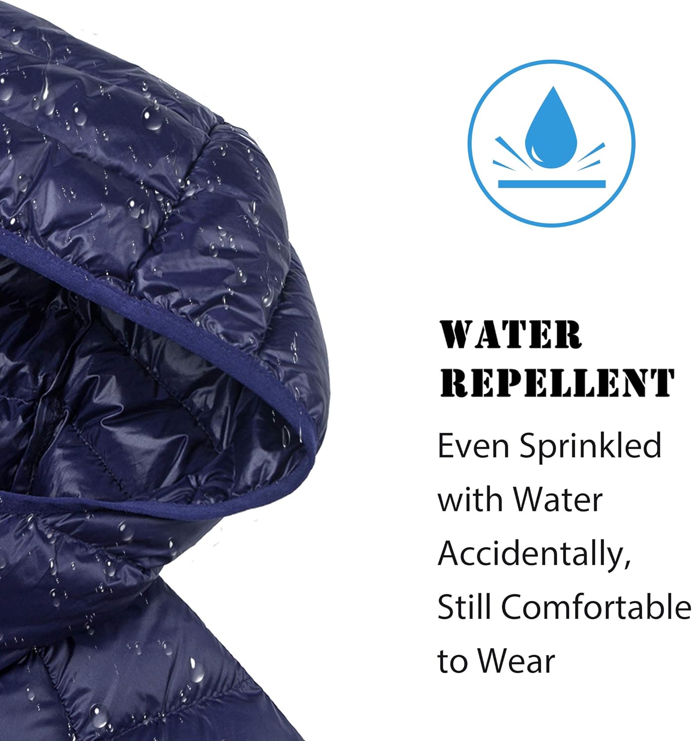 Wantdo Men's Packable Puffer Jacket Insulated Down Coat Lightweight Winter Jacket at  Men’s Clothing store
