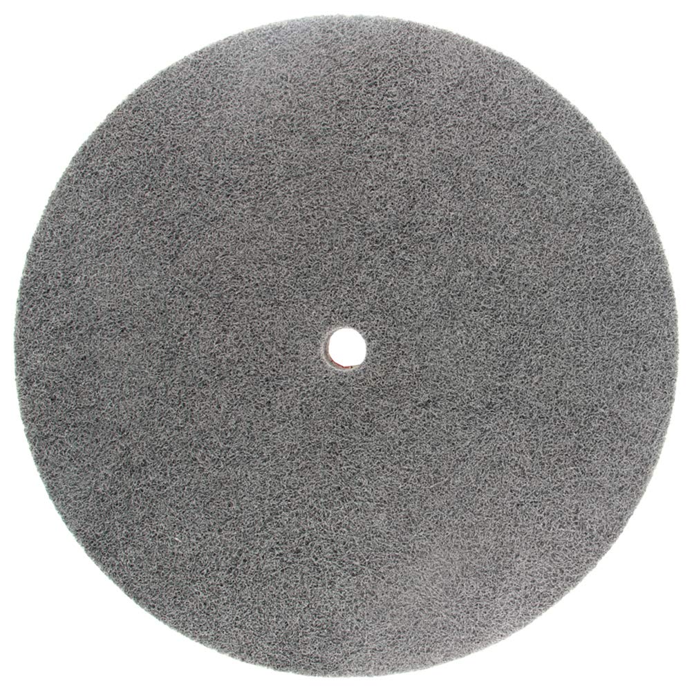 Utoolmart 250mm Dia Nylon Polishing Buffing Wheel Disc Pad Fine Abrasive Wheel Brush Polishing Buffing Wheels Sanding Rust Remove Rotary Tools Accessories 1pcs