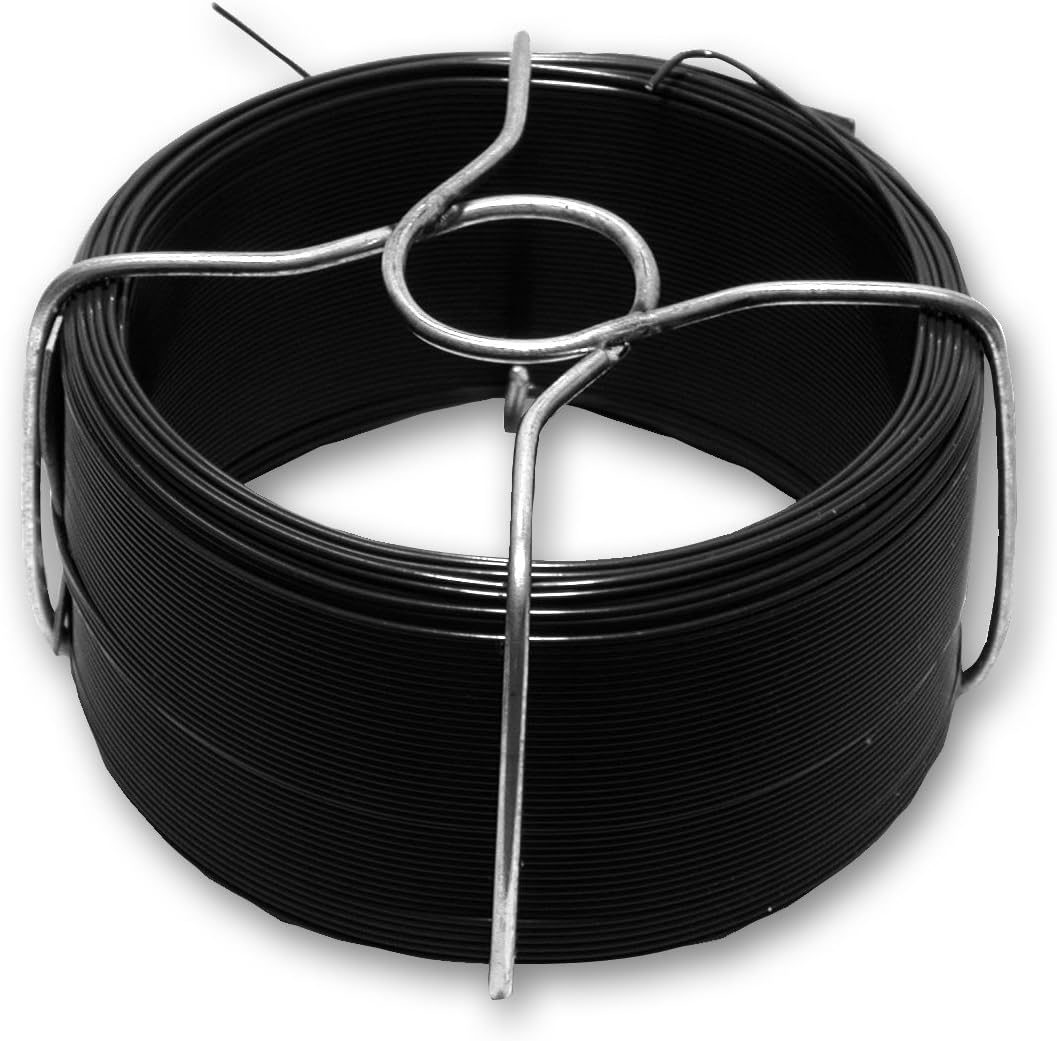 Chapuis fgn08 Plastic-Coated Steel Wire, Black, 75/diameter 0.8 mm, 75 m/ diameter 0,8 mm