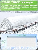 Abimars Garden Fleece Frost Protection 2m x 5m 30gsm Non-Woven Cover view 2